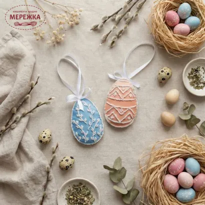 Фото Набір для вишивання хрестиком AbrisArt Пасхальна ніжність АВТ-057