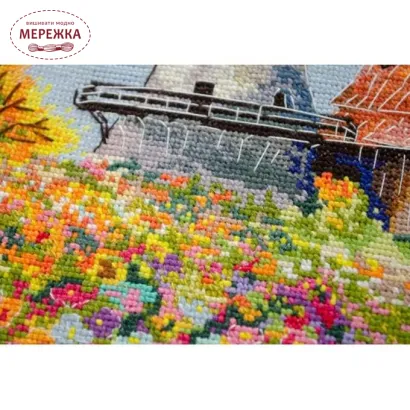 Фото Набір для вишивання хрестиком AbrisArt Мелодія осіннього вітру АН-253