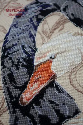 Фото Набір для вишивання хрестиком AbrisArt Лебеді кохання AH-269