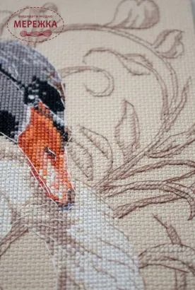 Фото Набір для вишивання хрестиком AbrisArt Лебеді кохання AH-269