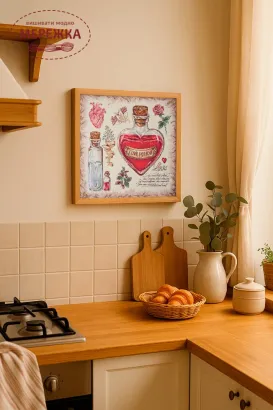 Фото Набір для вишивання хрестиком AbrisArt Рецепт кохання AH-283