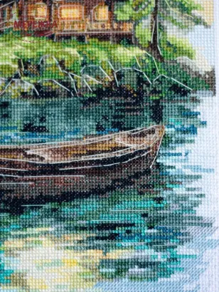 Фото Набір для вишивання хрестиком AbrisArt Тиша у лісі AH-286