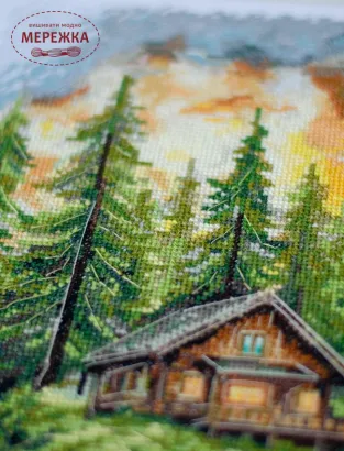 Фото Набір для вишивання хрестиком AbrisArt Тиша у лісі AH-286
