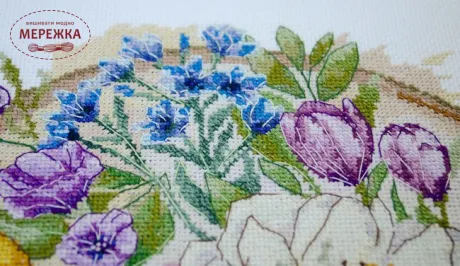 Фото Набір для вишивання хрестиком AbrisArt Квіткова мить AH-287