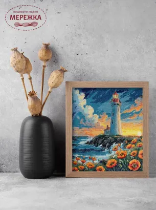 Фото Набір для вишивання хрестиком AbrisArt Тиша має колір AH-295