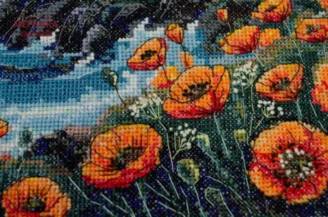 Фото Набір для вишивання хрестиком AbrisArt Тиша має колір AH-295