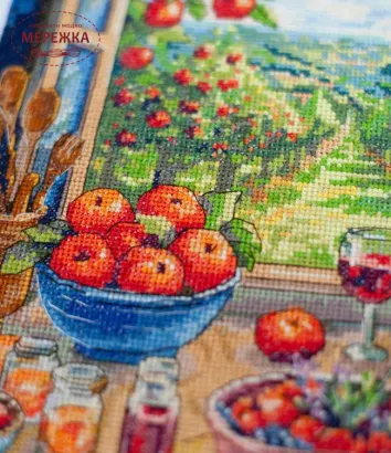 Фото Набір для вишивання хрестиком AbrisArt У яблуневому раю AH-305