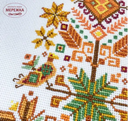 Фото Набір для вишивання хрестиком AbrisArt Рушник "Оберіг дому" АНЕ-004