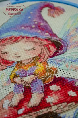 Фото Набір для вишивання хрестиком AbrisArt Маленька чарівниця AHM-086