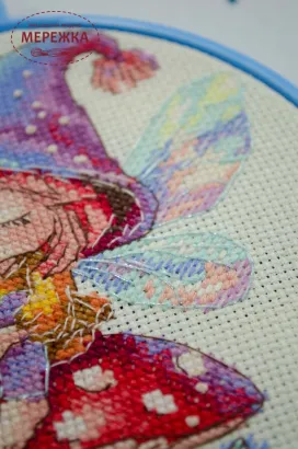 Фото Набір для вишивання хрестиком AbrisArt Маленька чарівниця AHM-086