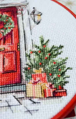 Фото Набір для вишивання хрестиком AbrisArt Свято на порозі AHM-089