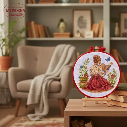 Фото Набір для вишивання хрестиком AbrisArt Недочитана історія AHM-092