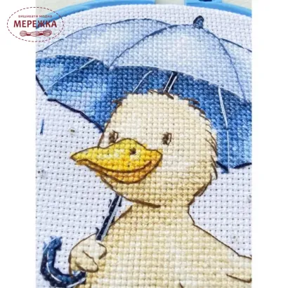 Фото Набір для вишивання хрестиком AbrisArt Прогулянка каченяти AHM-093
