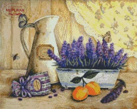 Фото діамантова техніка Ніжність лаванди