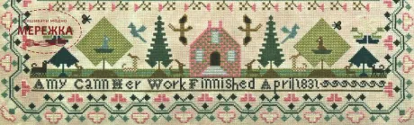 Фото Hands Across the Sea Samplers Схема Amy Cann 1831