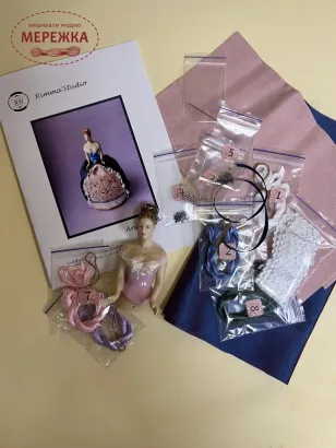 Фото Набір для вишивання хрестиком Rimma'Studio Anastasia RN-Анастасія (рожева)