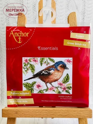 Фото набору для вишивання хрестиком Anchor Зяблик PCE203