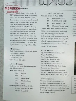 Фото Shepherd's Bush Ключ до схеми Anna's Stocking