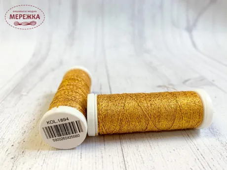 Нитка металізована Silva, золото