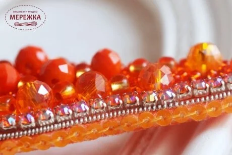 Фото Набір для вишивання бісером TelaArtis Брошка Гламурна морквина Б-017