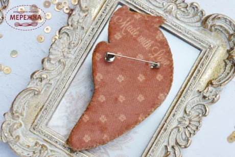 Фото набору для вишивання бісером TelaArtis Брошка Сова Луіза Б-027