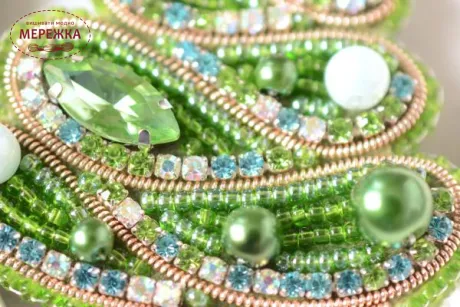 Фото Набір для вишивання бісером TelaArtis Сніжна ялинка Б-233