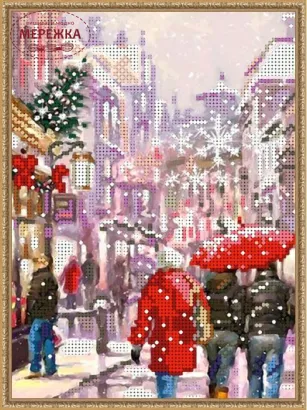 Фото схема під бісер Напередодні нового року