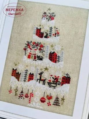Схема для вишивання Barbara Ana Designs Christmas Cake фотографія