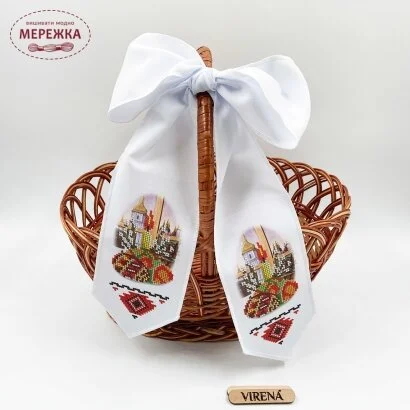 Фото Виріб для вишивання VIRENA, бант на кошик БК-082