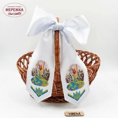 Фото Виріб для вишивання VIRENA, бант на кошик БК-083