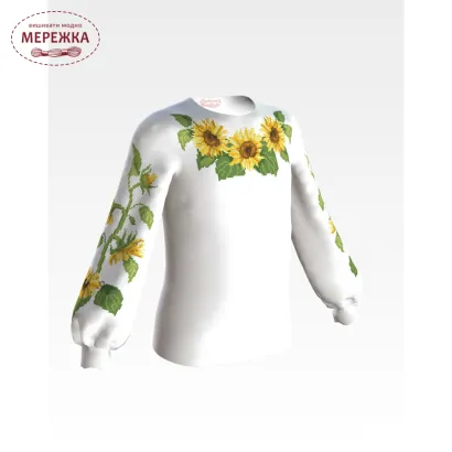 Фото блуза дитяча Барвиста вишиванка БД021