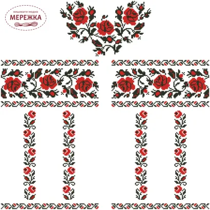 Фото блуза дитяча Барвиста вишиванка БД024