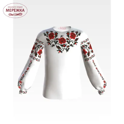 Фото блуза дитяча Барвиста вишиванка БД024