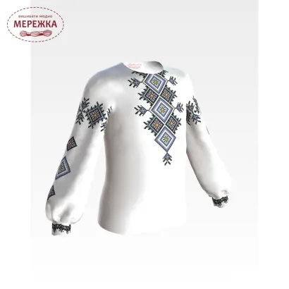 Фото блуза дитяча Барвиста вишиванка БД046