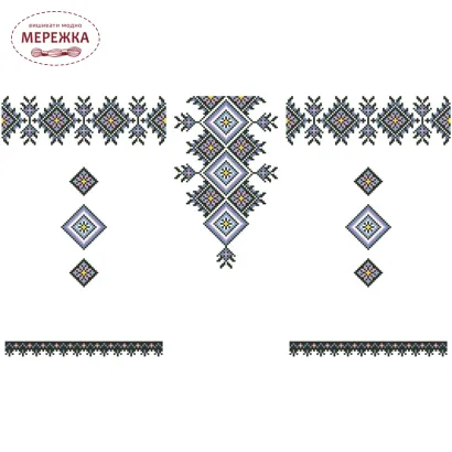 Фото блуза дитяча Барвиста вишиванка БД046