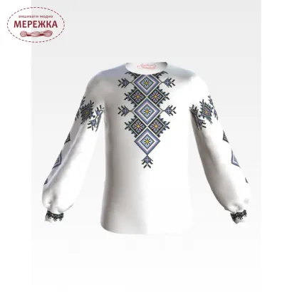 Фото блуза дитяча Барвиста вишиванка БД046