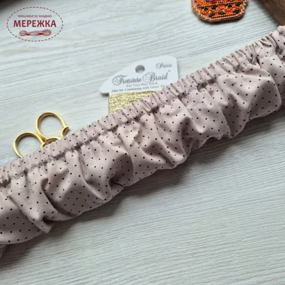 Фото JustCraft чохол для рами Арабеска (56 см) (темна крапка на бежевому)