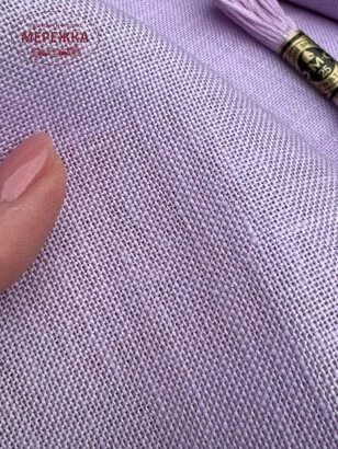 Фото Zweigart Belfast 32 ct 3609/5038 Orchid (100% льон)