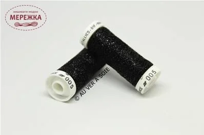 Фото Au Ver à Soie металізована #B1F, 100 метрів 005