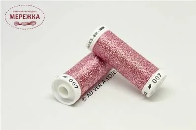 Фото Au Ver à Soie металізована #B1F, 100 метрів 007