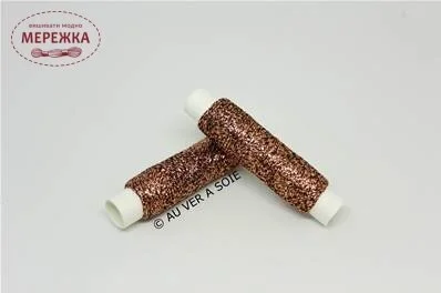 Фото Au Ver à Soie металізована #B1F, 100 метрів 020