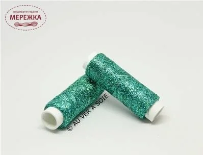 Фото Au Ver à Soie металізована #B1F, 100 метрів 029