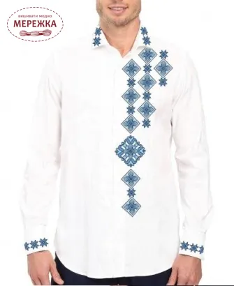 Фото сорочка чоловіча Бісерок Ч-331