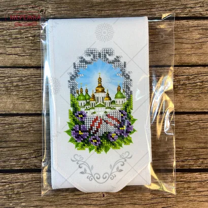 Фото бант для вишивання бісером на кошик БК-071