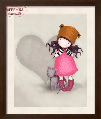 Фото схема під бісер Бусинка Красунечка