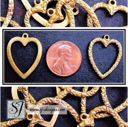 Фото SJ Designs Vintage brass charms 15/16