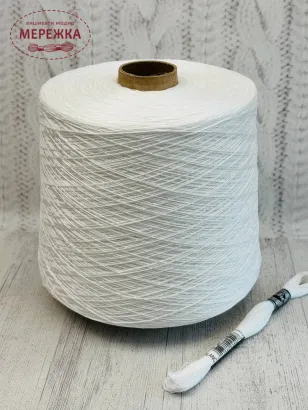 Фото DMC Broder Special #16 на метраж, колір Blanc, 40 метрів