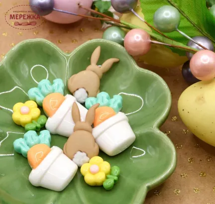 Фото Dress It Up набір пришивних декоративних гудзиків Bunny Kisses 13314