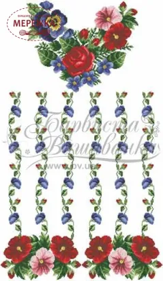 Фото Блуза Мальви Троянди БЖ035