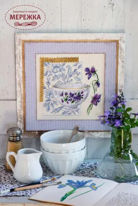 Фото Creation Point de Croix Журнал Special motifs floraux MOOK-SPM-FLEUR